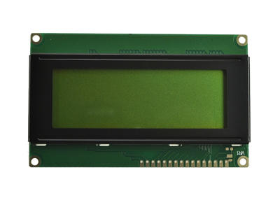 Display; LCD; alphanumeric; LCM2004A1; 20x4; Background colour: green; LED backlight; 77mm; 26,5mm; Legend Display Tech; RoHS