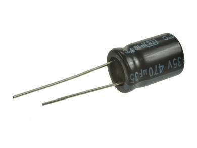 Capacitor; electrolytic; 470uF; 35V; TK; TKR471M1VG16M; diam.10x16mm; 5mm; through-hole (THT); bulk; Jamicon; RoHS