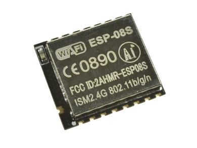 Moduł rozszerzeniowy; WiFi; ESP-08S; 3,3V; chip ESP8266; pamięć Flash 4MB