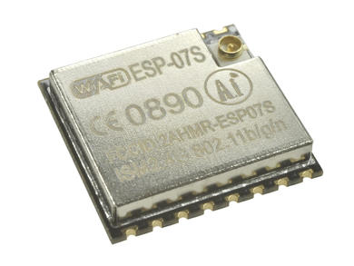 Moduł rozszerzeniowy; WiFi; ESP-07S; 3,3V; chip ESP8266; pamięć Flash 4MB