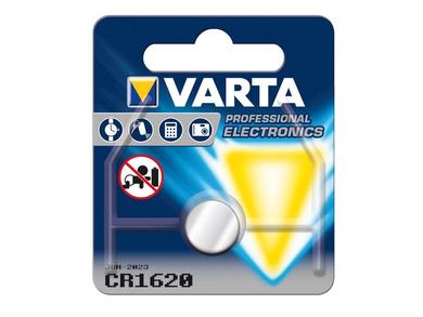 Battery; lithium; CR1620; 3V; 70mAh; blister; fi 16x2,0mm; VARTA; 1620