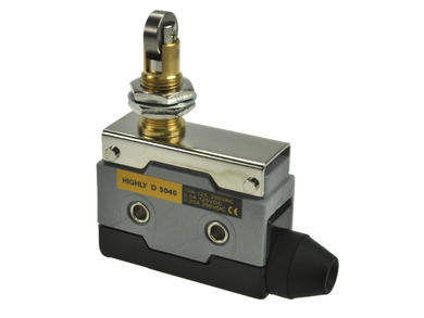 Limit switch; D5040; pin plunger with roller; 33,5mm; 1NO+1NC common pin; snap action; screw; 10A; 250V; IP40; Highly; RoHS