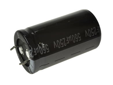 Capacitor; electrolytic; SNAP-IN; 560uF; 250V; HS; HSW561M2EO45M; 20%; fi 25x45mm; 10mm; through-hole (THT); bulk; -25...+105°C; 2000h; Jamicon; RoHS