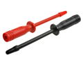 Test probe; 20.164.1; red; 2mm; pluggable (4mm banana socket); 10A; 1000V; 95,7mm; safe; stainless steel; PA; Amass; RoHS