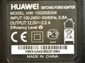 Power Supply; plug; HW-120200E6W; 12V DC; 2A; straight 2,1/5,5mm; black; Huawei