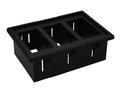 Modular control box; A-683/H; black; plastic; side; A-6 series