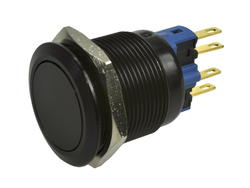 Przełącznik; przyciskowy; GQ22F-11Z/A; ON-ON; 1 tor; bez podświetlenia; bistabilny; na panel; 2A; 36V DC; 22mm; IP65; Onpow; RoHS