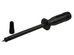 Test probe; 20.164.2; black; 2mm; pluggable (4mm banana socket); 10A; 1000V; 95,7mm; safe; stainless steel; PA; Amass; RoHS