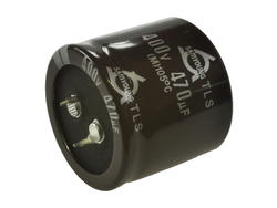 Capacitor; SNAP-IN; electrolytic; 470uF; 400V; TLS; TLS400VS470M30x40; 20%; fi 35x30mm; 10mm; through-hole (THT); bulk; -40...+105°C; 3000h; Samyoung; RoHS