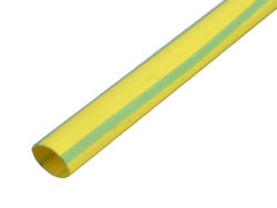 Rurka termokurczliwa; LH041 ZAK; 4mm; 1mm; żółto-zielony; 4:1