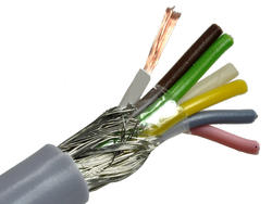 Wire; data transmission; Technotronik; LIYCY; 6x0,14mm2; stranded; Cu; gray; PVC; round; shielded; 300V; 200m reel; Technokabel; RoHS