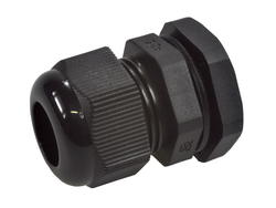 Dławnica; DP16/H BK; poliamid; IP68; czarny; PG16; 10÷14mm; 22,5mm; z gwintem PG; Ergom; RoHS