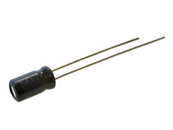 Capacitor; electrolytic; 1uF; 50V; SHR010M1HC07M; diam.4x7mm; 1,5mm; through-hole (THT); bulk; Jamicon; RoHS