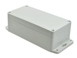 Enclosure; multipurpose; G258MF; polycarbonate; 160mm; 80mm; 55mm; IP65; light gray; mounting brackets; Gainta; RoHS