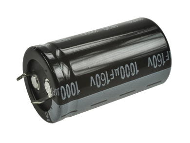 Capacitor; SNAP-IN; electrolytic; 1000uF; 160V; HS; HSW102M2CO45M; 20%; fi 25x45mm; 10mm; through-hole (THT); bulk; -25...+105°C; 2000h; Jamicon; RoHS