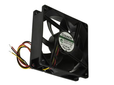 Fan; PE92252V1-000U-G99; 92x92x25mm; magnetic Vapo; 24V; DC; 5,28W; 127,4m3/h; 46dB; 220mA; 4800RPM; 3 wires with rotation sensor; Sunon; RoHS; 10÷27,6V; 300mm