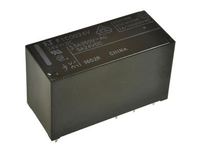 Przekaźnik; elektromagnetyczny miniaturowy; FTR-F1CD024V; 24V; DC; 2 styki przełączne; 5A; 250V AC; 5A; 24V DC; do druku (PCB); Fujitsu Takamisawa; RoHS
