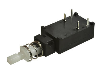 Przełącznik; isostat; A06B4; OFF-ON; biały; bez podświetlenia; bistabilny; przewlekany (THT); kątowy; 2 pozycje; 6A; 250V AC; 6x24mm; 10mm
