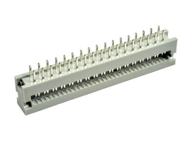 Adapter; signal; FD34/PCT34; 34 ways; 2x17; straight; 2,54mm; tinned; through hole; for flat cable; crimped
