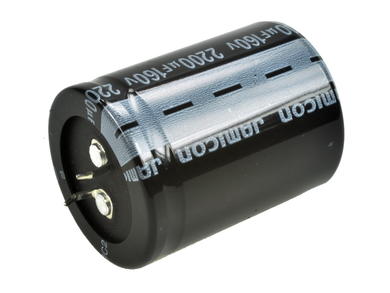 Capacitor; electrolytic; SNAP-IN; 2200uF; 160V; HS; HSW222M2CQ45M; 20%; diam.35c45mm; 10mm; through-hole (THT); bulk; -40...+105°C; 2000h; Jamicon; RoHS