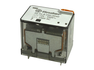 Relay; electromagnetic industrial; 56.34.8.230.0040; 230V; AC; 4PDT; 12A; for socket; Finder; RoHS