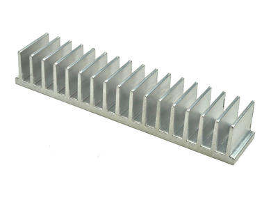 Heatsink; P52317/3; plain; 30mm; ribbed; 2,35K/W; 150mm; 25mm; Firma Piekarz