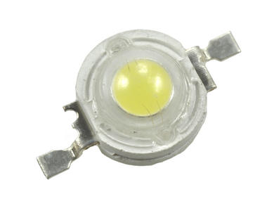 Power LED; KTH1W80-W1; white; 120lm; 130lm; 140°; EMITER; 3V; 350mA; 1W; (cold) 5000÷6000K; surface mounted