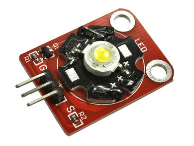 Extension module; power LED 3W; A-pLED-3W; 5V; pin strips; cold white