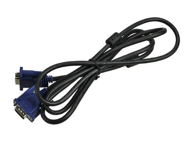 Cable; D-Sub; 2xD-Sub; 2X D-Sub plug; 1,8m; black; round; PVC; RoHS