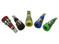Banana socket; 4mm; 24.241.4; green; 4,8mm connector; 28mm; 24A; 60V; zinc plated brass; PA; Amass; RoHS