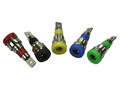 Banana socket; 4mm; 24.241.5; blue; 4,8mm connector; 28mm; 24A; 60V; zinc plated brass; PA; Amass; RoHS