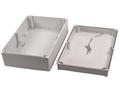 Enclosure; multipurpose; Z95JS-TM; ABS; 283mm; 193mm; 96mm; IP67; light gray; hermetic; wiith cast gasket and brass bushing; Kradex; RoHS