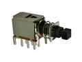 Przełącznik; isostat; PS908L-22; ON-ON; czarny; bez podświetlenia; przewlekany (THT); kątowy; 2 pozycje; 0,3A; 50V DC; raster 3x3,2mm; 12mm; Canal