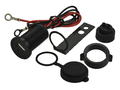 Charger; car; ML588; 5V DC; 1A; 0W; USB socet type A; with wires; with mounting bracket; panel mounting; RoHS
