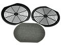 Fan cover; FPG-172; 172x172mm; plastic; Maxair; RoHS