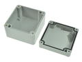 Enclosure; multipurpose; Z111SJ-TM; ABS; 82mm; 80mm; 55mm; IP67; light gray; hermetic; wiith cast gasket and brass bushing; Kradex; RoHS