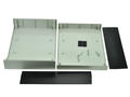 Enclosure; desktop; for instruments; G751; ABS; 245mm; 175mm; 70mm; IP54; light gray; black ABS ends; Gainta; RoHS
