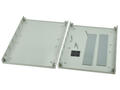 Enclosure; for instruments; desktop; G769; ABS; 280mm; 200mm; 40mm; light gray; dark gray ABS ends; Gainta; RoHS