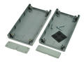 Enclosure; for instruments; G413; ABS; 150mm; 80mm; 31mm; IP54; dark gray; light gray ABS ends; Gainta; RoHS