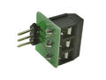 Connector; AK 3pin 2.54mm czarne; 3 ways; angled 90°; crimped; 0,2÷0,5mm2; 3A; 100V