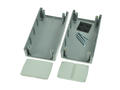 Enclosure; for instruments; G418; ABS; 150mm; 80mm; 60mm; IP54; dark gray; light gray ABS ends; Gainta; RoHS
