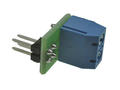 Connector; AK 2pin 2.54mm niebieska; 2 ways; angled 90°; crimped; 0,2÷0,5mm2; 3A; 100V