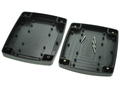 Enclosure; for display; Z124S-TM; ABS; 185mm; 145mm; 39mm; IP67; black; wiith cast gasket and brass bushing; Kradex; RoHS