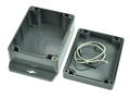 Enclosure; multipurpose; G311MF; ABS; 115mm; 90mm; 55mm; IP65; dark gray; mounting flange; Gainta; RoHS