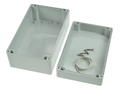 Enclosure; multipurpose; G2111; polycarbonate; 200mm; 120mm; 90mm; IP65; light gray; recessed area on cover; Gainta; RoHS