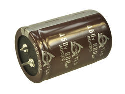 Capacitor; SNAP-IN; electrolytic; 680uF; 450V; TLS; TLS450VS680M35x50; 20%; diam.35x50mm; 10mm; through-hole (THT); bulk; -25...+105°C; 3000h; Samyoung; RoHS