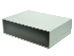 Enclosure; for instruments; desktop; G751; ABS; 245mm; 175mm; 70mm; light gray; black ABS ends; Gainta; RoHS