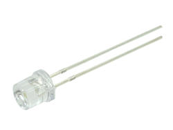 LED; FYL5044UWC1E; 5mm; white; Light: 5400mcd; 100°; water clear; cylindrical; 3V; (cold) 6000K; through hole