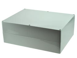 Enclosure; multipurpose; G2038; polycarbonate; 300mm; 230mm; 111mm; IP65; light gray; Gainta; RoHS