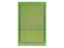 Circuit board; multipurpose; UM-26; 2196; 100x160; 2,54mm; drilled; 1pcs.; green